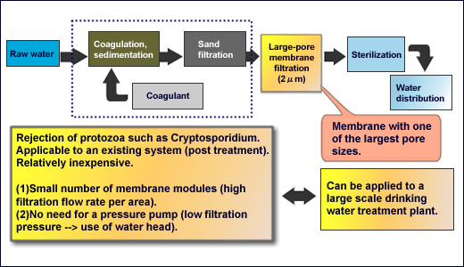 Large-pore Membrane Filtration System