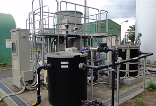 脱窒排水処理システム設置外観